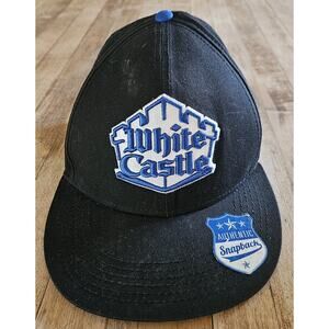 NEW White Castle "What You Crave" Black SnapBack Basebell Cap Hat